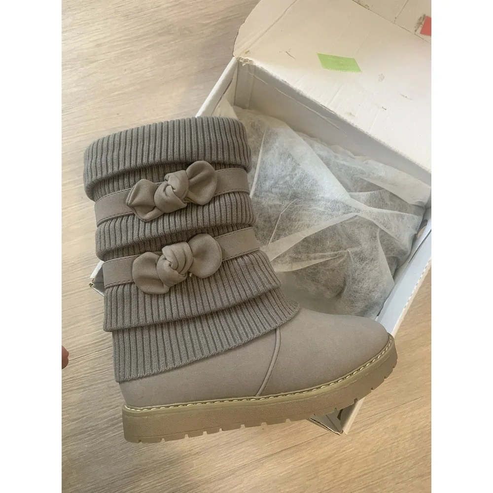 (16) Dream pairs boots for‎ girls grey color size 1